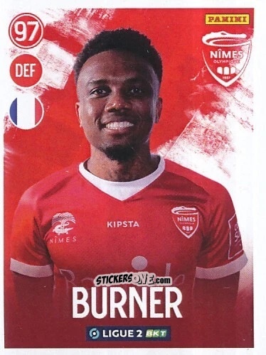 Figurina Patrick Burner - FOOT 2022-2023 Ligue 2
 n. 167 - Panini