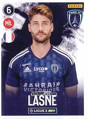 Figurina Paul Lasne - FOOT 2022-2023 Ligue 2
 n. 204 - Panini