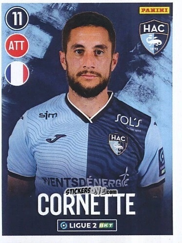 Sticker Quentin Cornette - FOOT 2022-2023 Ligue 2
 n. 133 - Panini