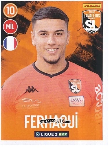 Figurina Ryan Ferhaoui - FOOT 2022-2023 Ligue 2
 n. 144 - Panini