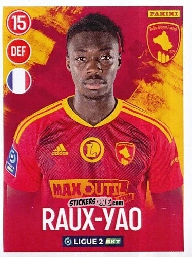 Figurina Serge-Philippe Raux Yao - FOOT 2022-2023 Ligue 2
 n. 246 - Panini