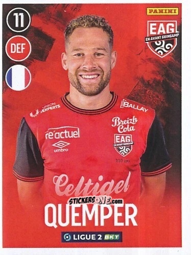 Cromo Stephen Quemper - FOOT 2022-2023 Ligue 2
 n. 110 - Panini