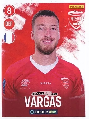 Cromo Thibaut Vargas - FOOT 2022-2023 Ligue 2
 n. 172 - Panini