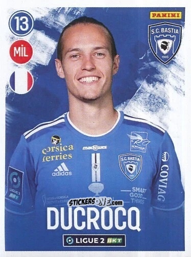 Cromo Tom Ducrocq - FOOT 2022-2023 Ligue 2
 n. 37 - Panini
