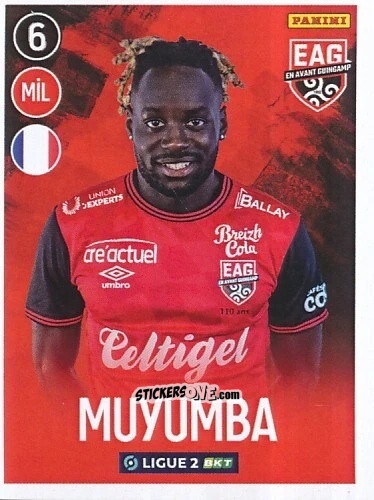 Figurina Tristan Muyumba - FOOT 2022-2023 Ligue 2
 n. 117 - Panini