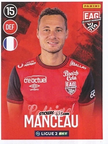 Cromo Vincent Manceau - FOOT 2022-2023 Ligue 2
 n. 109 - Panini