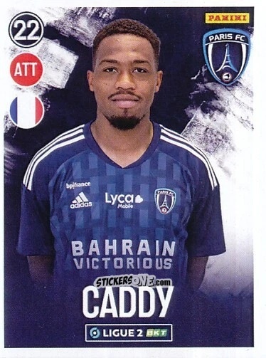 Cromo Warren Caddy - FOOT 2022-2023 Ligue 2
 n. 206 - Panini
