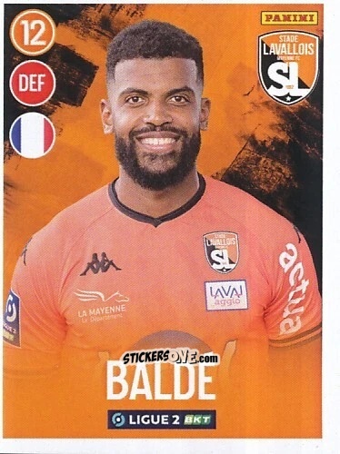 Figurina Yasser Baldé - FOOT 2022-2023 Ligue 2
 n. 137 - Panini
