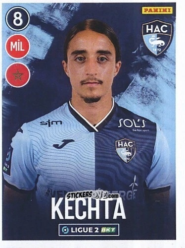 Sticker Yassine Kechta - FOOT 2022-2023 Ligue 2
 n. 126 - Panini
