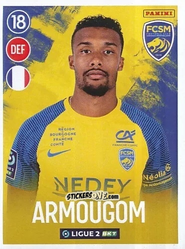 Figurina Yoël Armougom - FOOT 2022-2023 Ligue 2
 n. 274 - Panini