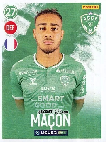 Sticker Yvann Maçon - FOOT 2022-2023 Ligue 2
 n. 259 - Panini