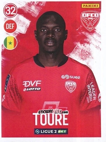 Cromo Zargo Touré - FOOT 2022-2023 Ligue 2
 n. 79 - Panini