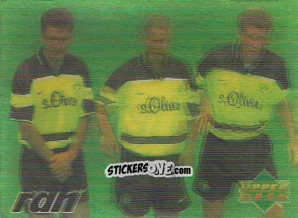 Sticker Dortmunder Mauer - Living Picture Fussball-Bundesliga 1998
 n. 36 - Upper Deck