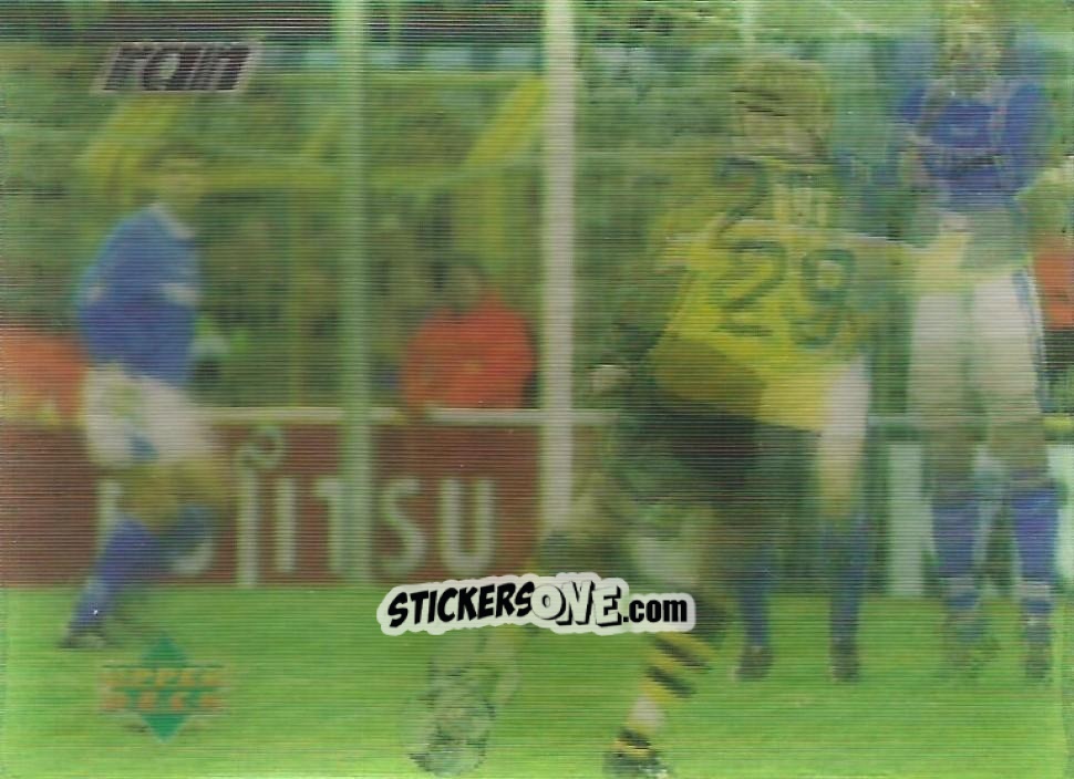 Sticker Dortmunds But beim Freistoss - Living Picture Fussball-Bundesliga 1998
 n. 26 - Upper Deck
