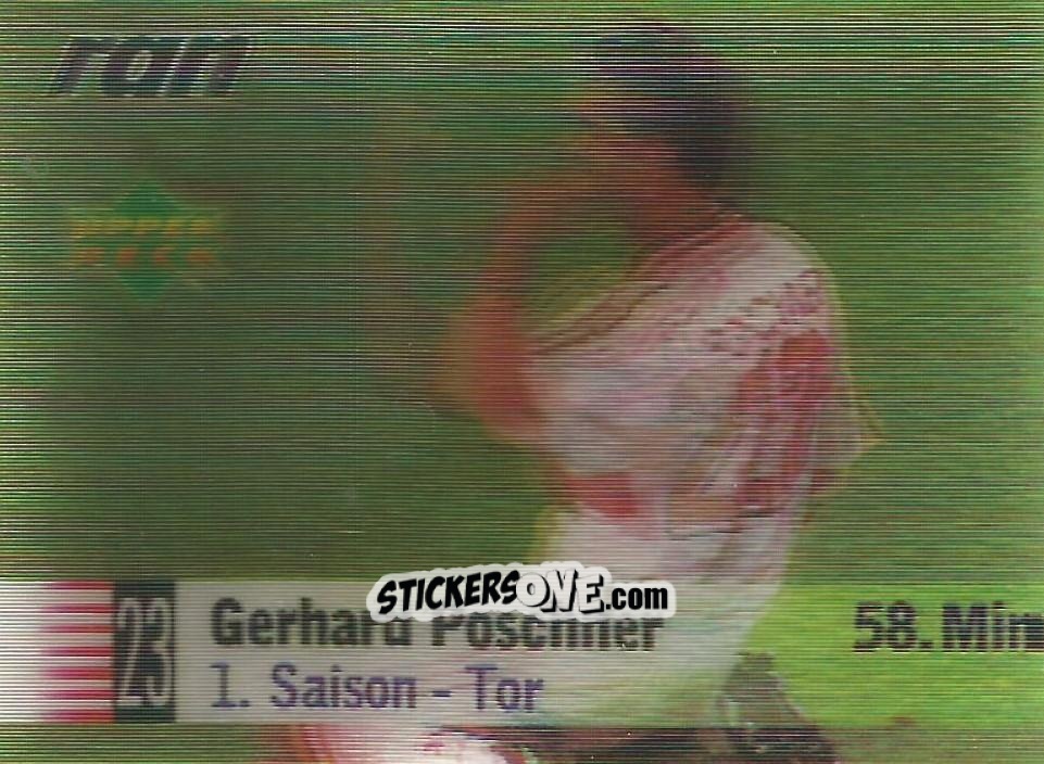 Figurina Gerhard Poschner jubelt - Living Picture Fussball-Bundesliga 1998
 n. 35 - Upper Deck