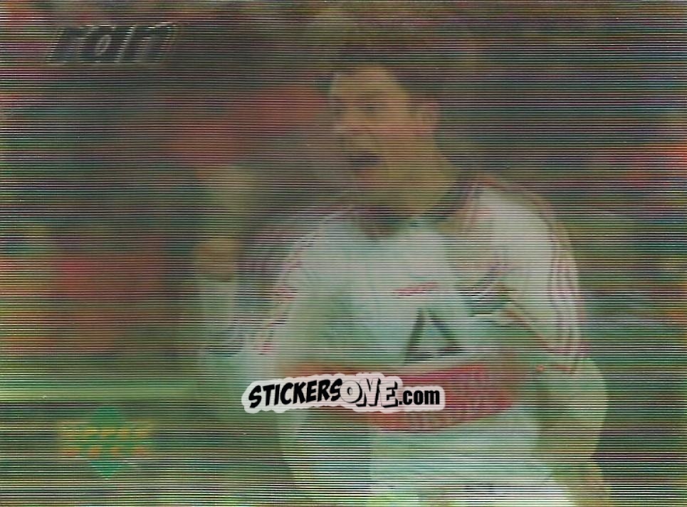 Sticker Kristijan Djordjevic beim Torjubel - Living Picture Fussball-Bundesliga 1998
 n. 24 - Upper Deck