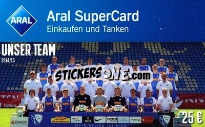 Sticker Team Photo - VfL Bochum 2014-2015
 n. 34 - Aral