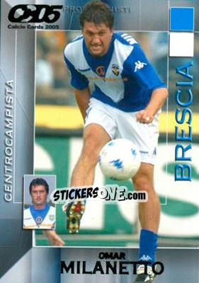 Figurina Omar Milanetto - Calcio Cards 2004-2005 n. 24 - Panini