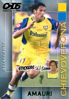 Figurina Amauri - Calcio Cards 2004-2005 n. 45 - Panini