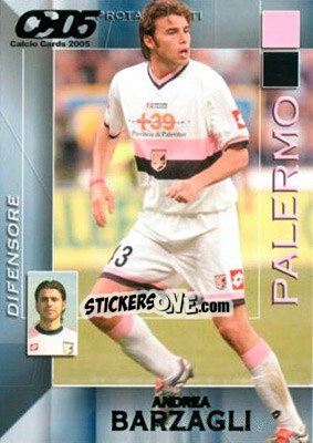Cromo Andrea Barzagli - Calcio Cards 2004-2005 n. 121 - Panini