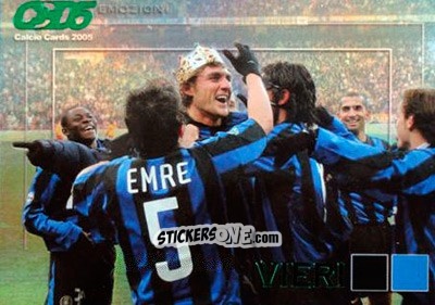 Cromo Christian Vieri - Calcio Cards 2004-2005 n. E4 - Panini