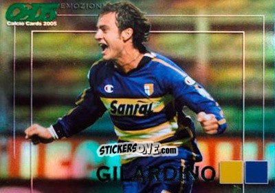 Figurina Alberto Gilardino - Calcio Cards 2004-2005 n. E7 - Panini