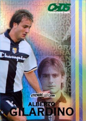 Figurina Alberto Gilardino - Calcio Cards 2004-2005 n. G4 - Panini