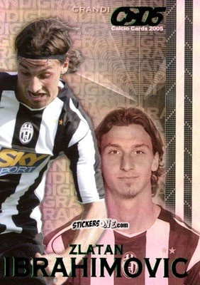 Figurina Zlatan Ibrahimovic - Calcio Cards 2004-2005 n. G5 - Panini