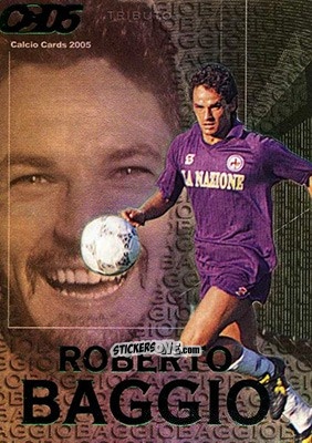 Figurina Roberto Baggio - Calcio Cards 2004-2005 n. TB1 - Panini