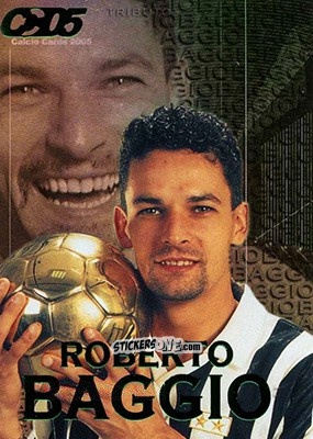 Cromo Roberto Baggio - Calcio Cards 2004-2005 n. TB2 - Panini