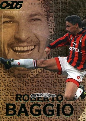 Figurina Roberto Baggio - Calcio Cards 2004-2005 n. TB3 - Panini