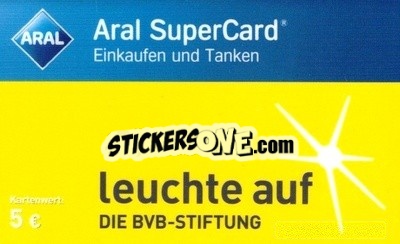 Sticker Leuchte auf - BVB Borussia Dortmund 2015-2016
 n. 28 - Aral