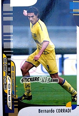 Figurina B. Corradi - Calcio Cards 2001-2002 n. 28 - Panini