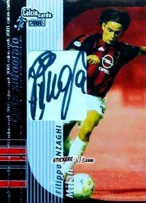 Cromo Filippo Inzaghi - Calcio Cards 2002-2003 n. A2 - Panini