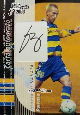 Figurina Hidetoshi Nakata - Calcio Cards 2002-2003 n. A3 - Panini
