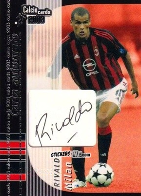 Figurina Rivaldo Vitor Borba Ferreira - Calcio Cards 2002-2003 n. A5 - Panini