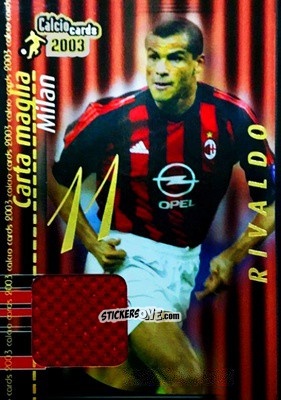 Figurina Rivaldo Vitor Borba Ferreira - Calcio Cards 2002-2003 n. CM5 - Panini