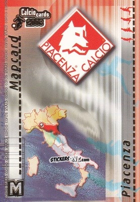 Cromo Piacenza - Calcio Cards 2002-2003 n. M14 - Panini