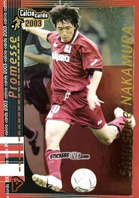 Cromo Shunsuke Nakamura - Calcio Cards 2002-2003 n. P2 - Panini