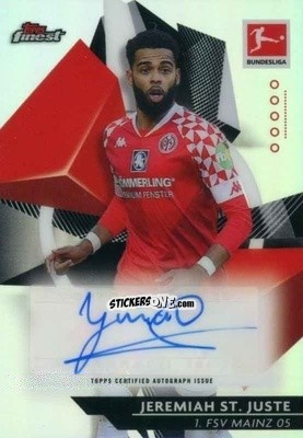 Cromo Jeremiah St. Juste - Bundesliga Finest 2020-2021
 n. BCA-JS - Topps