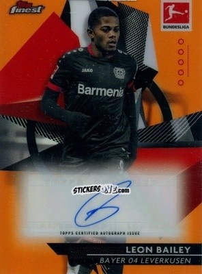 Sticker Leon Bailey - Bundesliga Finest 2020-2021
 n. BCA-LBA - Topps