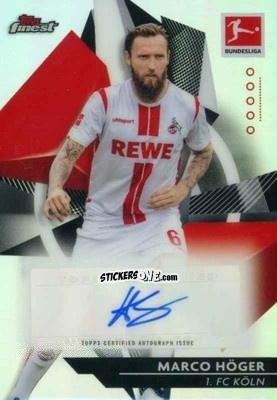 Sticker Marco Hoger - Bundesliga Finest 2020-2021
 n. BCA-MH - Topps