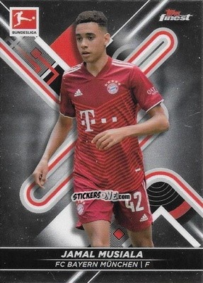 Cromo Jamal Musiala - Bundesliga Finest 2021-2022
 n. 134 - Topps