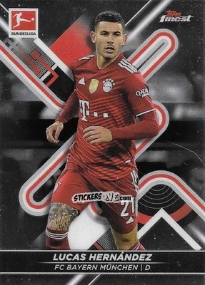 Figurina Lucas Hernández - Bundesliga Finest 2021-2022
 n. 129 - Topps