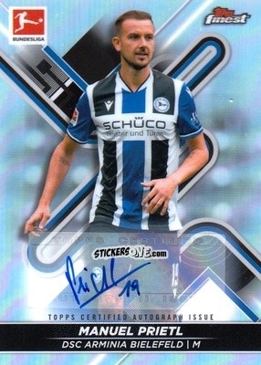Cromo Manuel Prietl - Bundesliga Finest 2021-2022
 n. BCA-MP - Topps