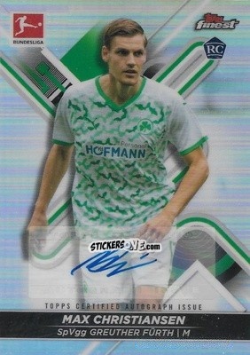 Cromo Max Christiansen - Bundesliga Finest 2021-2022
 n. BCA-MC - Topps