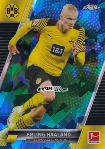 Cromo Erling Haaland - Bundesliga Chrome 2021-2022. Sapphire Edition
 n. 30 - Topps