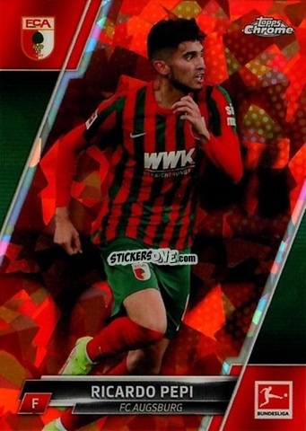 Figurina Ricardo Pepi - Bundesliga Chrome 2021-2022. Sapphire Edition
 n. 63 - Topps