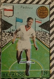 Figurina Beraldo - Tuttocalcio Campionato 1948-1949 Serie A
 n. 139 - CICOGNA
