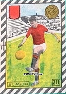Figurina Blason - Tuttocalcio Campionato 1948-1949 Serie A
 n. 211 - CICOGNA
